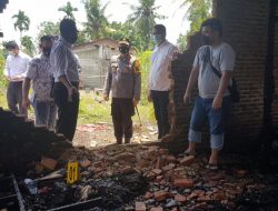 Kapolresta Pekanbaru Tinjau Lokasi Kebakaran Menewaskan Balita 3,5 Tahun