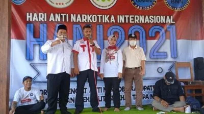 Relawan PBM Cilacap Peringati Hari Anti Narkotika Internasional
