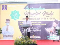 Peringati Maulid Nabi 1443 H, Ini Pesan Kakanwil Kemenkumham Banten