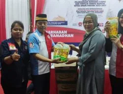 FSPTSI-KSPSI Yorrys Gelar Bazaar Minyak Goreng Murah Bagi Pekerja Pengemudi DBOKC Mitra Kepolisian