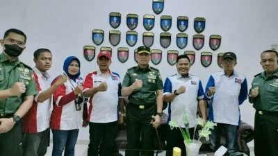 PWMOI Riau Silaturahmi ke Korem 031 Wirabima, Boma: Kami Adalah Mitra TNI