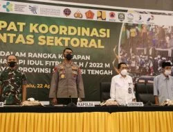 Matangkan Persiapan Hadapi Lebaran Idul Fitri 2022, Polda Sulteng Gelar Rakor Lintas Sektoral