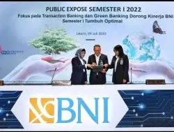 Kinerja BNI Semester I Tumbuh Optimal, Fokus Pada Transaction Banking dan Green Banking