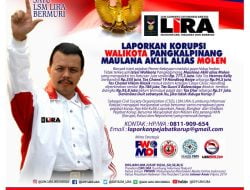 LSM LIRA Dorong KPK Periksa Wali Kota Pangkalpinang Molen terkait Koleksi Tas Istrinya Rp777,3 Juta