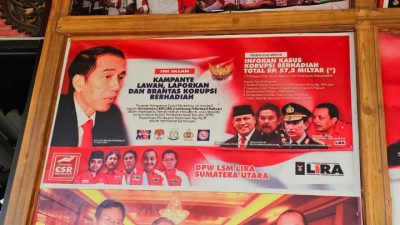 Indonesia Darurat Korupsi, LSM LIRA Minta Presiden Jokowi Turun Pimpin Pemberantasan Korupsi