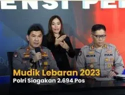 Polri Dirikan 2.694 Pos Amankan Mudik Lebaran