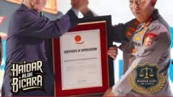 Haidar Alwi: Dunia Beri Penghargaan ITUC‑AP kepada Kapolri