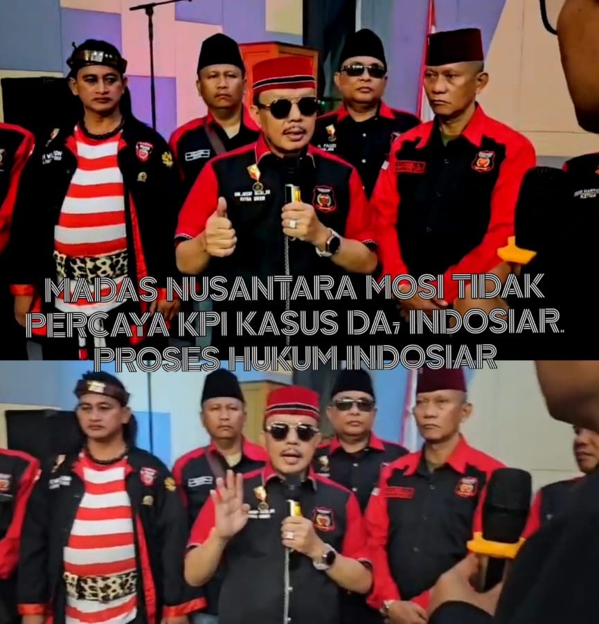 Madas Nusantara Nyatakan Mosi Tak Percaya pada KPI dan Tempuh Jalur Hukum Kasus DA7 Indosiar