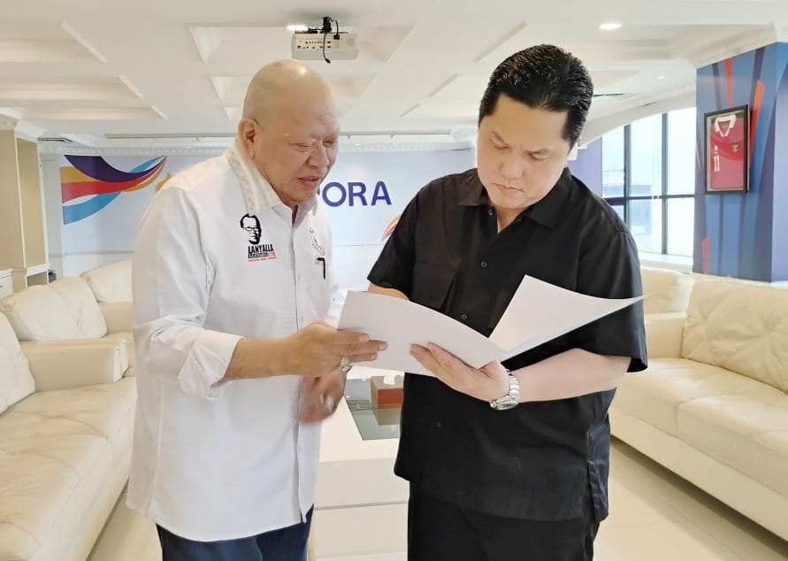 Bertemu Menpora Erick, Ketum Muaythai Indonesia LaNyalla Bahas Event Muaythai Bergengsi 2026