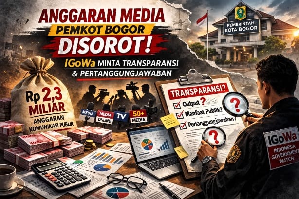 IGoWa Kritisi Anggaran Media Pemkot Bogor Rp2,3 Miliar