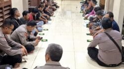 Siaga Sejak Pukul 01.00 WIB, Polres Serang Kawal Keberangkatan Buruh Ikut Aksi May Day ke Monas